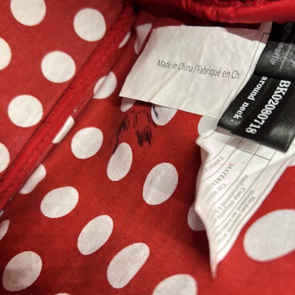 LIKE NEW Loungefly Minnie Bow Mini Backpack Purse - Picture 7 of 10